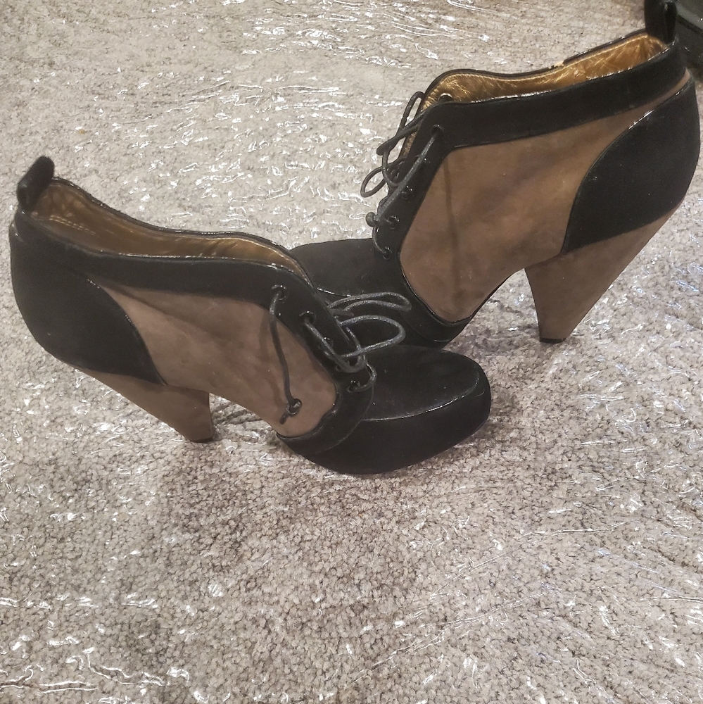 Bcbg Suede Colorblock Booties